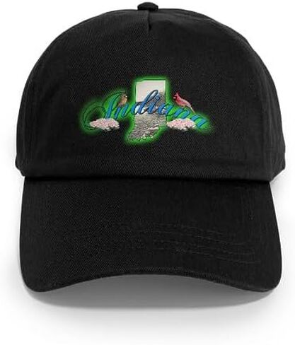 CafePress Indiana Cap Cap قابلة للتعديل قبعة البيسبول in Kuwait