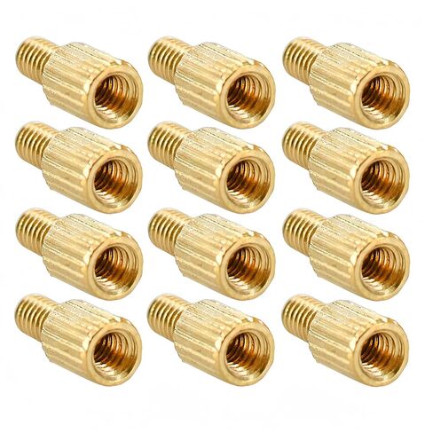 NACX M2 x 4mm+3mm Male-Female Brass Spacer Cylinder Knurled PCB Motherboard Spacer Standoff, 200Pcs in Saudi Arabia