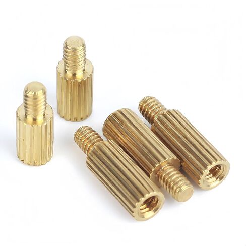NACX M2 x 4mm+3mm Male-Female Brass Spacer Cylinder Knurled PCB Motherboard Spacer Standoff, 200Pcs in Saudi Arabia