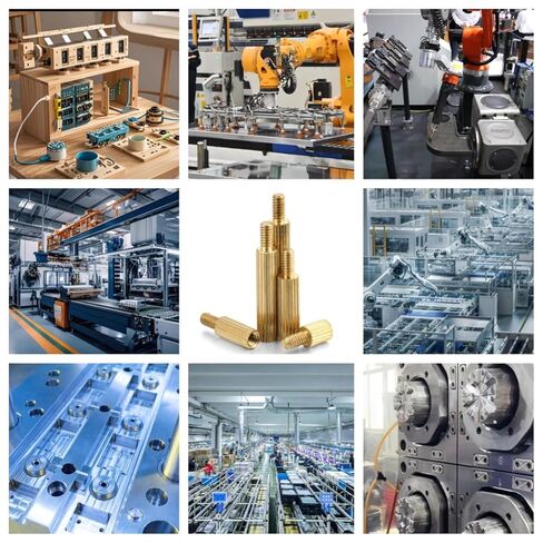 NACX M2 x 4mm+3mm Male-Female Brass Spacer Cylinder Knurled PCB Motherboard Spacer Standoff, 200Pcs in Saudi Arabia
