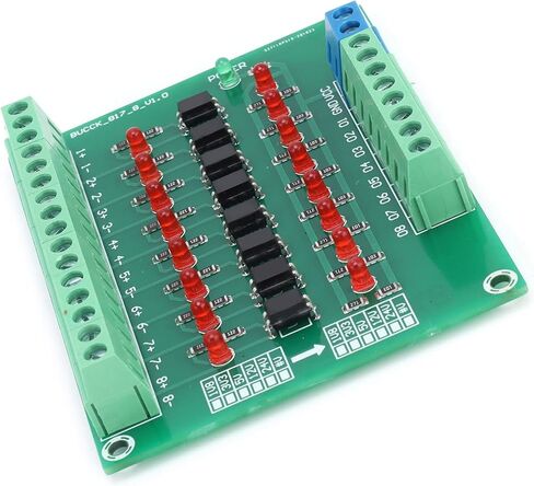 وحدة العزل البصري Pssopp، لوحة تحويل الإشارة PLC ذات 8 قنوات Optocoupler مع مدخل الإشارة التفاضلية للكاثود الأنود المشترك، لتحويل مستوى عزل الإشارة بين in Saudi Arabia