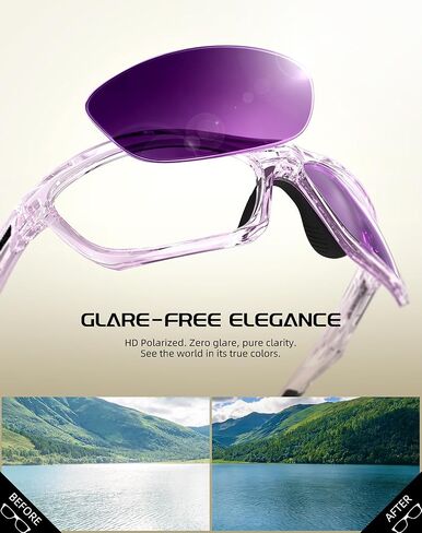 Innerking Polarized Sports Sunglasses for Men Women, TR90 Fashion Retro Frame, UV Protection Sun Glasses for Fishing Cycling in Saudi Arabia