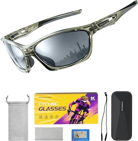 Innerking Polarized Sports Sunglasses for Men Women, TR90 Fashion Retro Frame, UV Protection Sun Glasses for Fishing Cycling in Saudi Arabia
