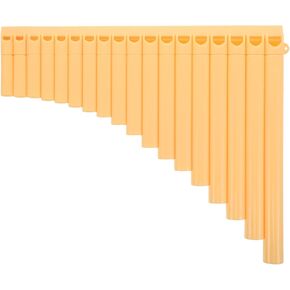 ibasenice 16 أنبوبًا من البلاستيك الأصفر للمبتدئين - أنبوب ألتو المحمول لفصول الموسيقى المدرسية والاستخدام في الهواء الطلق - أداة الرياح الشعبية المصنوعة يدويًا in Kuwait