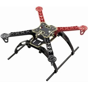 FPV F330 MultiCopter Frame Airframe Flame Wheel Kit Arm Quadcopter Landing Gear 330mm متوافق مع أجزاء الطائرة بدون طيار Quadcopter Models UAV Models (إطار أسود-أبيض) in Kuwait