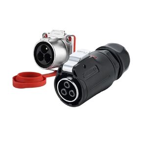 LP24 تركيب عكسي ثلاثي النواة (25A) مصباح عرض LED للطيران موصل سلك الطاقة (تركيب عكسي) in Kuwait