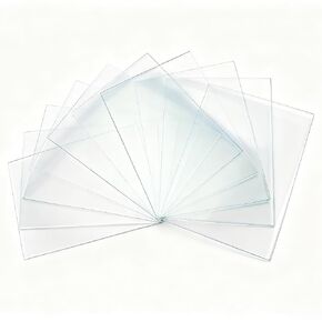 Clear PET Rigid Plastic Sheets, 0.5mm, high Clarity & Impact Resistant. for Model Making, Display Cases, DIY Crafts, Packaging. 12 Sizes from 4x6 to 24x36 inches. (10, 8in×8in-0.5mm Thick) in Saudi Arabia