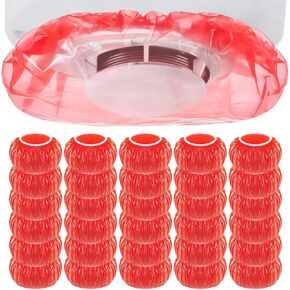 50 Smoke Detector Covers, Smoke Alarm Dust Paint Covers, for Home Fire Alarm, Red in Saudi Arabia