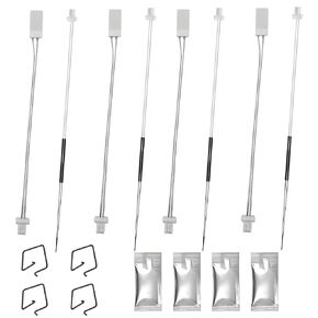 4 قطع 0.4 مم U1 Hotend لـ Snapmaker U1، Hotend سيراميك مع فوهة فولاذية صلبة، تصميم مانع للتسرب، يتضمن 4 جوارب سيليكون، فرشاة تنظيف الفوهة و4 وسادات مضادة للتدفق الزائد in Kuwait