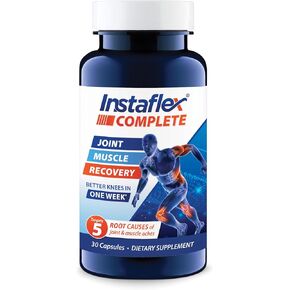 Instaflex Complete Joint Supplement - Doctor Formulated Joint, Muscle, and Recovery Supplement, Turmeric, Collagen Peptides, Hyaluronic Acid, 30 Capsules in Kuwait