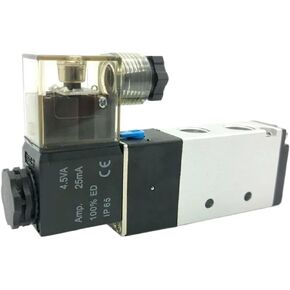 1PCS 4V210-06/08 Solenoid Valve G 1/8" G 1/4" Two-Position Five-Way Pneumatic air Control Valve Model Design(4V210 08 Common G1-4,DC24V_1PC) in Kuwait