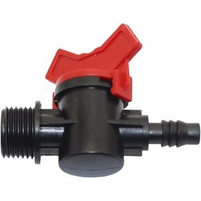 10 Pcs Bypass Valve Irrigation System Garden Hose Switch Valve 1/2 inch to 8 mm Through Connector Tools in Kuwait