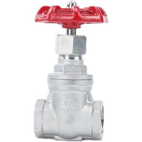 Female Thread Stainless Steel SS304 Gate Valve DN15 DN20 DN25 DN32 DN40 DN50 Straight Through Gate Valve 1.6Mpa(1/2") in Kuwait