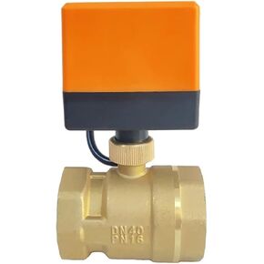 1PCS DN40 Ball Valve with Motor 3 Wire Brass Ball Valve Drive Crane 220V 24V 12V Water Valve(24VAC) in Kuwait