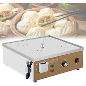 Breakfast Shop Steamed Bun Machine,Electric Steamer with Dry Burning Alarm, Independent Water, Constant Temperature 30-110°C,for Cooking 4Holes in Kuwait