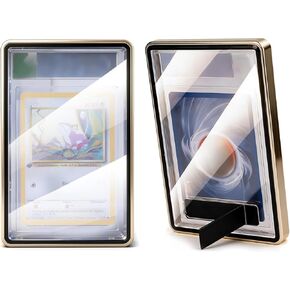 The Collector's Hubs Magnetic Slab Protector for PSA & CGC Graded Sport Trading Cards,Built-in Stand for Display& Protection,UV-Resistant Tempered Glass Slab Guard & Display Holder (Red) in Saudi Arabia
