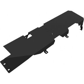 لوحة انزلاق خزان الوقود MusixiA لسيارة جيب رانجلر 2007-2018 4WD 4 أبواب غير محدودة - حماية الهيكل السفلي من الصلب الأسود لسيارة جيب رانجلر 2007-2018 in Kuwait