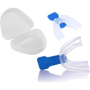 واقي الفم الكامل من Boil & Bite مزدوج الجانب، واقي لثة الملاكمة، واقي أسنان رياضي مع حافظة in Kuwait