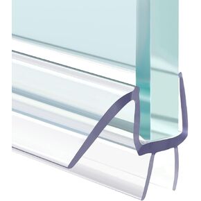 5 PCS Frameless Shower Door Bottom Seal for 3/8 Inch Glass - 5 x 15.75 Inches, Frameless Glass Door Seal Strip, 5 Sections Segmented Shower Installation Kit in Kuwait