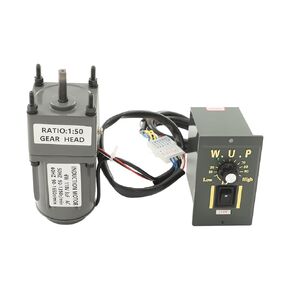 AC Gear Motor, 15W 25K 110V 54RPM Electric Single-Phase Motor Variable Speed Gear Reduction with Speed Controller High Torque Reducer Motor Gear Reduction Motor (15W 25K) in Saudi Arabia