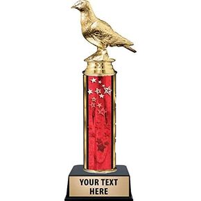 جوائز التاج، جوائز طائر الحمام، جائزة النجوم الحمراء لطائر الحمام مع نقش رئيسي مخصص in Kuwait