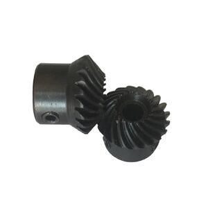 Steel Heavy Duty Motor Pinion Gear 15 18 20 22 25 30 Teeth 1.5 Module .5M 45# Steel 90 Degree Tapered Wheel Pinion Pilot Bore Helical Spiral Bevel Gear(1Pair 22 Teeth) in Saudi Arabia