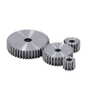 Steel Heavy Duty Motor Pinion Gear 8mm 1M51Teeth 1m52Teeth 1m53teeth Gear Rack Spur Precision Machinery Industry 45 Steel CNC Pinion(53 Teeth) in Saudi Arabia