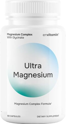 envitamin Ultra Magnesium Glycinate - 8 in 1 Formula with Methylated Vitamin B12, Vitamin D3 and B6. in Kuwait