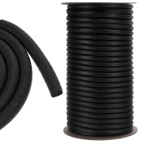 Shihanee Foam Backer Rod for Gaps Concrete Crack Filler Joints Essential Caulk Saver Bulk Foam Backing Rod Concrete Filler Rope for Weather Stripping Door Seal(Black,3/4 Inch X 200 Feet) in Saudi Arabia
