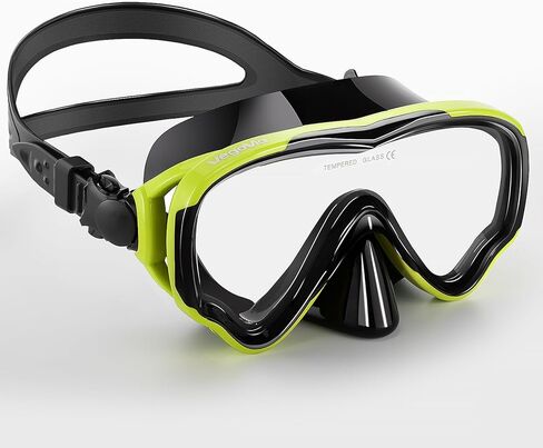 Adult Swim Goggles with Nose Cover, 180° Clear Wide View No Leak Diving Mask Pool Goggles for Women Men Adult Youth in Kuwait