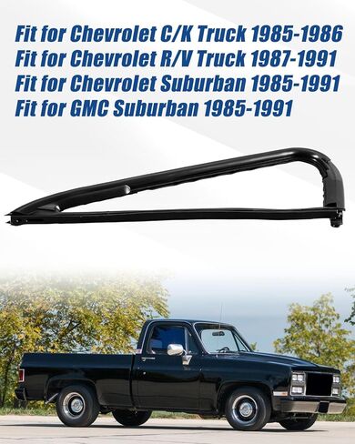 WSS00239 Front Vent Window Weatherstrip Seals Fit for Chevrolet K5 Blazer C10 C20 C30 K10 K20 K30 R1500 R2500 R3500 V1500 V2500 V3500 Suburban GMC C1500 C2500 C3500 Jimmy Replace VWK111081, 2Pcs in Saudi Arabia