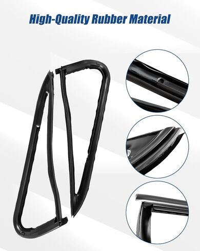 WSS00239 Front Vent Window Weatherstrip Seals Fit for Chevrolet K5 Blazer C10 C20 C30 K10 K20 K30 R1500 R2500 R3500 V1500 V2500 V3500 Suburban GMC C1500 C2500 C3500 Jimmy Replace VWK111081, 2Pcs in Saudi Arabia