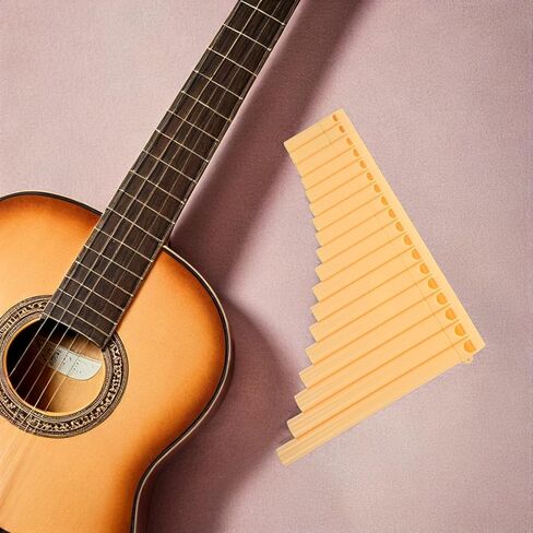 ibasenice 16 أنبوبًا من البلاستيك الأصفر للمبتدئين - أنبوب ألتو المحمول لفصول الموسيقى المدرسية والاستخدام في الهواء الطلق - أداة الرياح الشعبية المصنوعة يدويًا in Kuwait