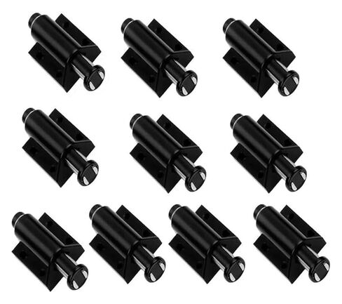 Magnetic Door Catches, Push Opener Catch,10 Pack Touch Open Latch Drawer Spring Loaded Closure(Beige,Small) in Saudi Arabia