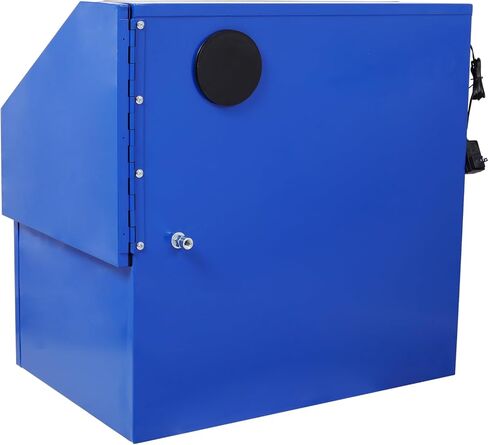 خزانة للسفع الرملي بسعة 110 لتر مع تصميم مريح، وبنية فولاذية ثقيلة، وقفازات مدمجة لمنع تسرب الرمال، ونظام إضاءة مضيء in Kuwait