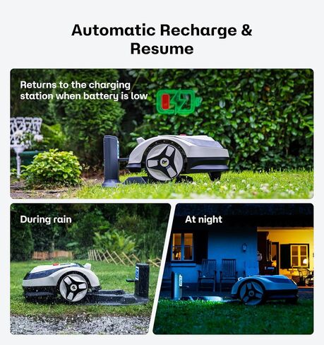 Raccoon 2 SE Robotic Lawnmower for 0.15 Acre, Wire Free Robot Mower with AI Obstacle Avoidance, APP-Free One-Button Operation, 1.18"-3.15" Adjustable Height, Low Noise, Ideal for Small Lawns in Saudi Arabia