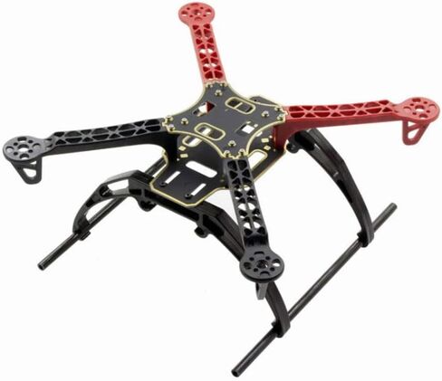FPV F330 MultiCopter Frame Airframe Flame Wheel Kit Arm Quadcopter Landing Gear 330mm متوافق مع أجزاء الطائرة بدون طيار Quadcopter Models UAV Models (إطار أسود-أبيض) in Saudi Arabia