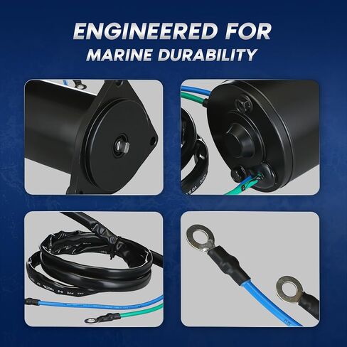 محرك إمالة وتقليم 10830N متوافق مع 1992-1995 YAMAHA MARINE 50-90HP، بديل لرقم الجزء OE CM10830N، 109-10830، 6260، 12 فولت in Saudi Arabia