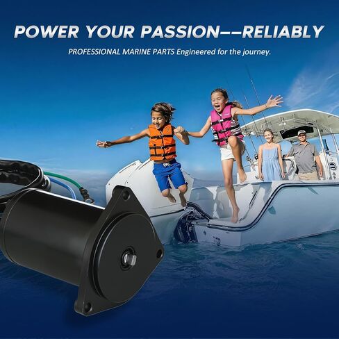 محرك إمالة وتقليم 10830N متوافق مع 1992-1995 YAMAHA MARINE 50-90HP، بديل لرقم الجزء OE CM10830N، 109-10830، 6260، 12 فولت in Saudi Arabia