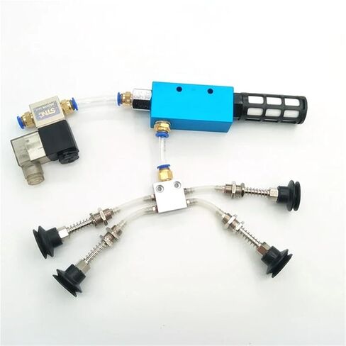 Vacuum Generator Air Exhaust Ejector Pressure Pneumatic ACV CV-10 15 20 25 Negative Control Valve 1Pcs(CV-10 w 8 Fitting) in Saudi Arabia