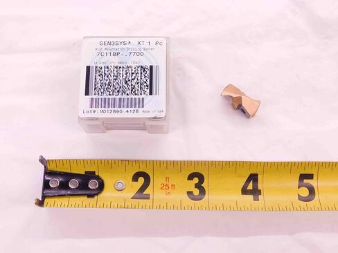 1pc New AMEC 7C1189-.7700 AM200 Coated Carbide Spade Drill Insert .770 Dia. - EA1069BL5 in Saudi Arabia