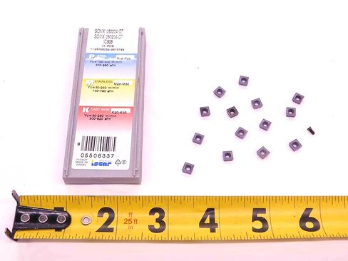 14 قطعة ISCAR SOMX 050204-DT IC908 TiAIN إدراجات مثقاب كربيد مطلية - EA1286BL5 in Saudi Arabia