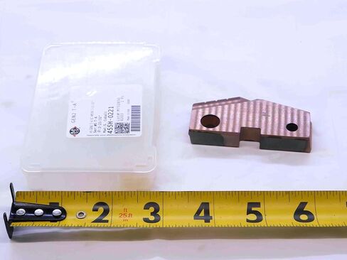 1pc New AMEC 455H-0221 2 21/32 O.D. Series #5 Cobalt Spade Drill Insert 2.6563 - NS1449BU5 in Saudi Arabia