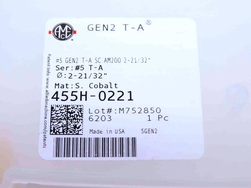 1pc New AMEC 455H-0221 2 21/32 O.D. Series #5 Cobalt Spade Drill Insert 2.6563 - NS1449BU5 in Saudi Arabia