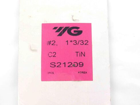2 قطعة جديد YG1 1 3/32 سلسلة #2 C2 S21209 تين المغلفة كربيد المجرف إدراج الحفر - DCT-DM2547 in Saudi Arabia