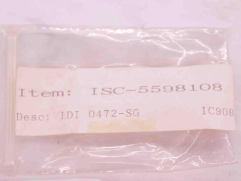 1 قطعة جديد IDI 0472-SG IC908 TiAlN المغلفة كربيد استبدال الحفر تلميح إدراج-EA1191BL5 in Saudi Arabia