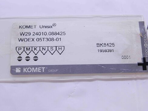 10 قطعة جديد KOMET WOEX 05T308-01 BK8425 إدراجات حفر كربيد مطلية بالقصدير-NS0280BL5 in Saudi Arabia