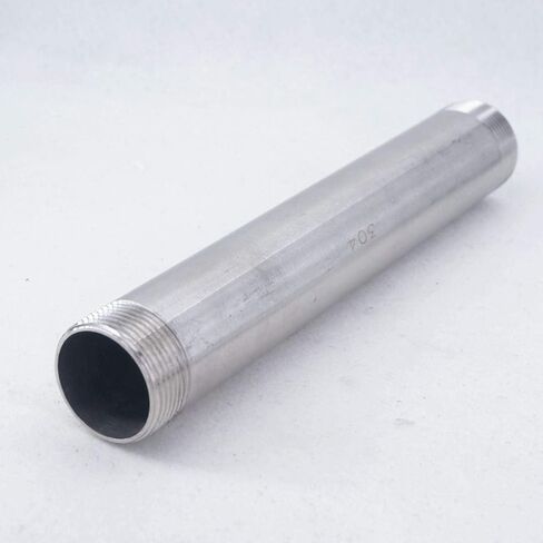 1-1/4 "BSP متساوي ذكر طول الخيط 250 مللي متر 304 الفولاذ المقاوم للصدأ طويل مستقيم وصلة أنابيب موصل in Kuwait