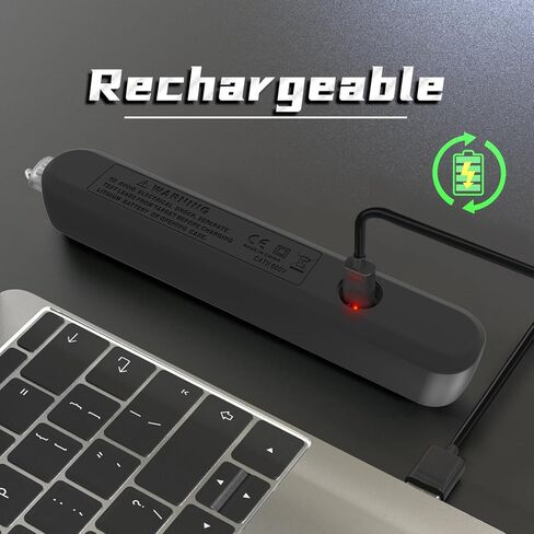 BSIDE Voltage Tester, Non-Contact with 3-Phase Rotation Indicator & Signal Percentage, Rechargeable AC Electrical Voltage Detector Pen, High/Low Sensitivity with 6 Ranges, 3-Mode Alarm with Analog Bar in Kuwait