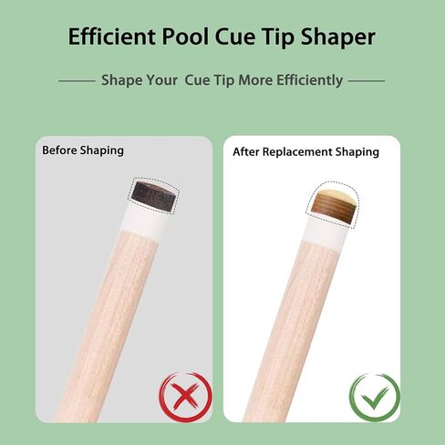 LeFeng 3-in-1 Cubic Billiard Cue Tip Repair Tool - Premium Alloy Shaper, Scuffer, Aerator - Durable, Portable Design for Quick Cue Maintenance - Perfect Pool Cue Accessory Gift(Golden) in Kuwait